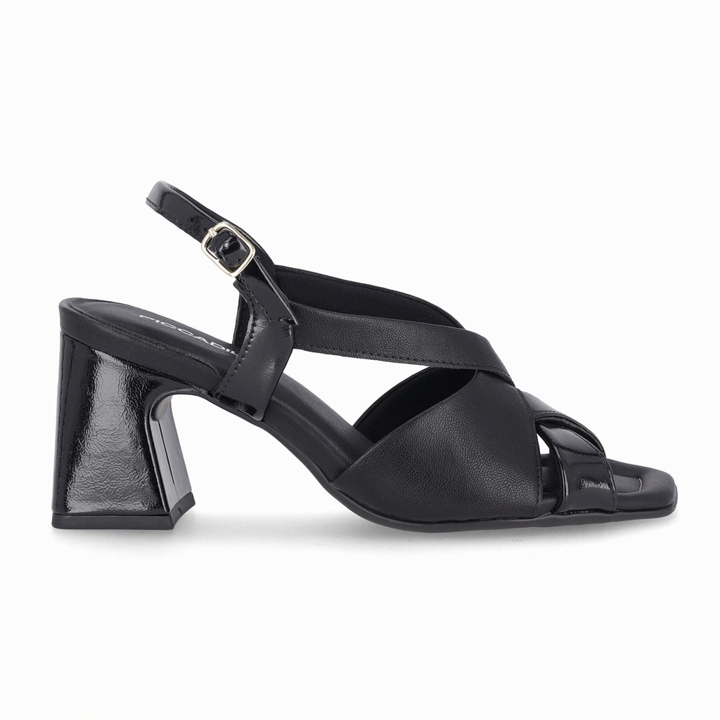 Sandalia Mujer Negro Flavia 78 Piccadilly