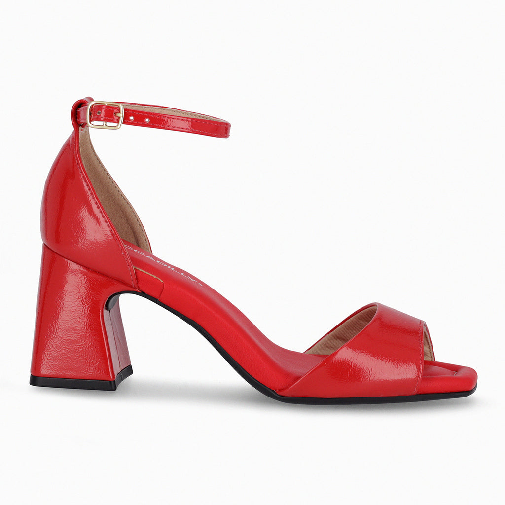 Sandalia Mujer Rojo/Charol Flavia Piccadilly