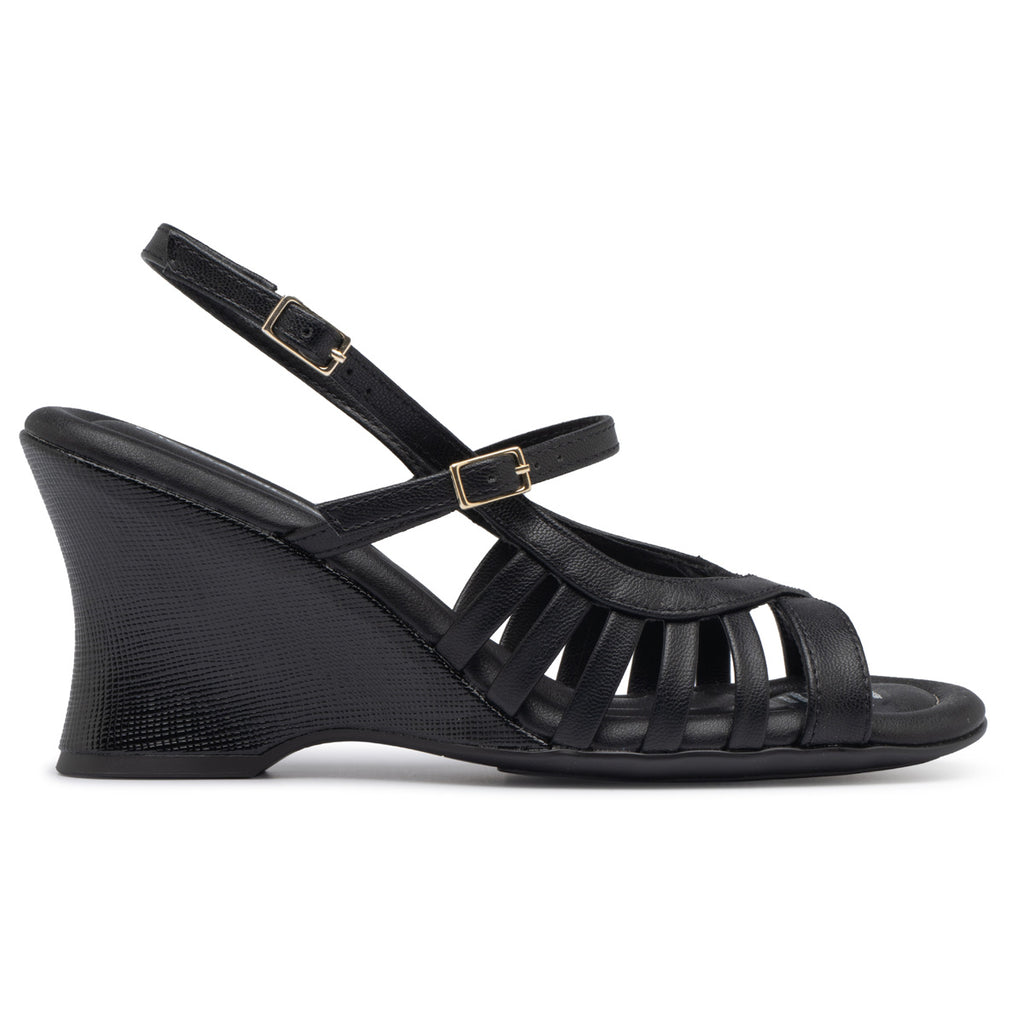 Sandalia Mujer Negro Luciana Piccadilly