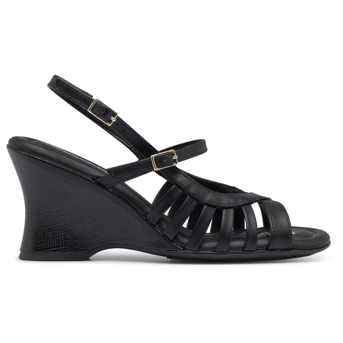 Sandalia Mujer Negro Luciana Piccadilly