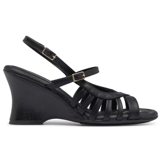 Sandalia Mujer Negro Luciana Piccadilly