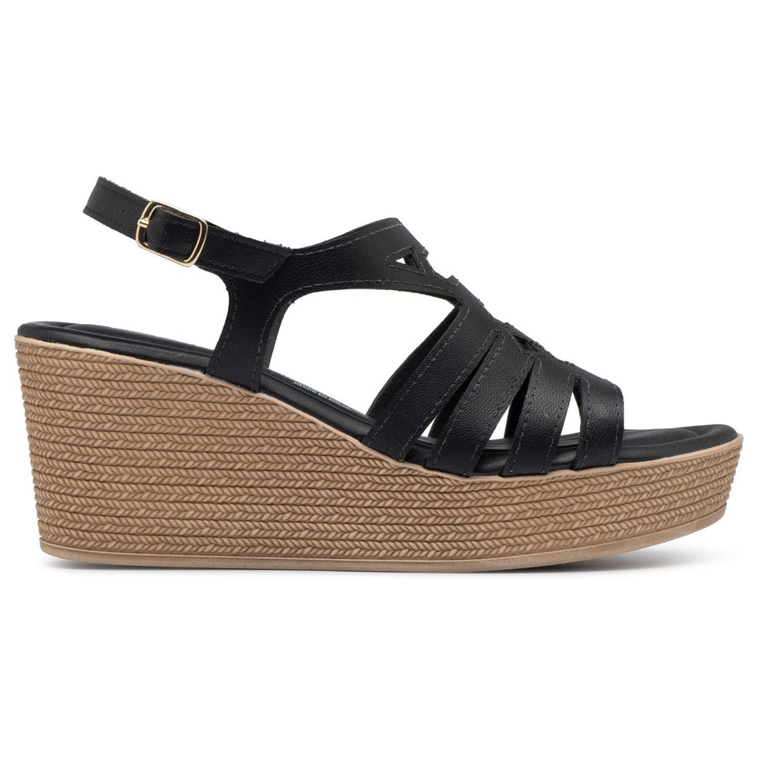 Sandalia Mujer Negro Débora Piccadilly