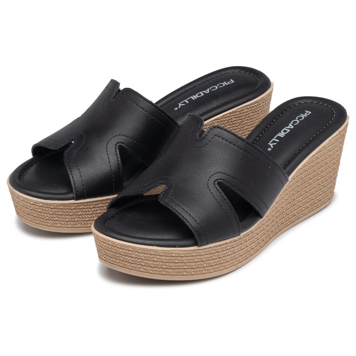 Zueco Mujer Negro Débora Piccadilly