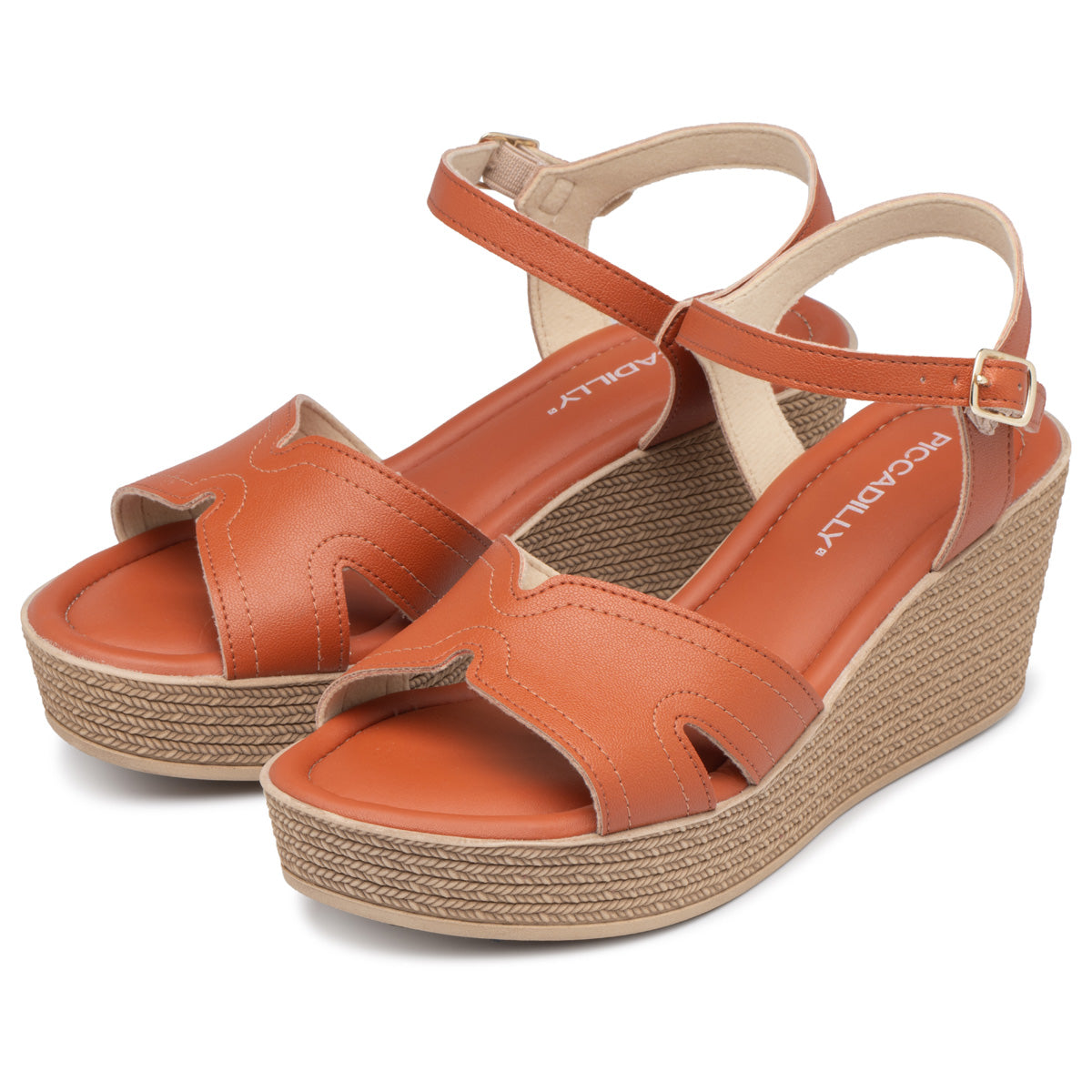 Sandalia Mujer Caramelo Débora 985 Piccadilly