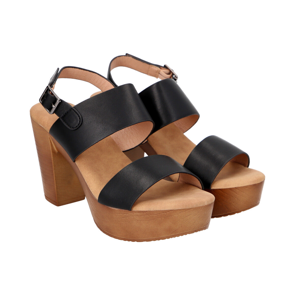 Sandalia Mujer Negro Lola Police