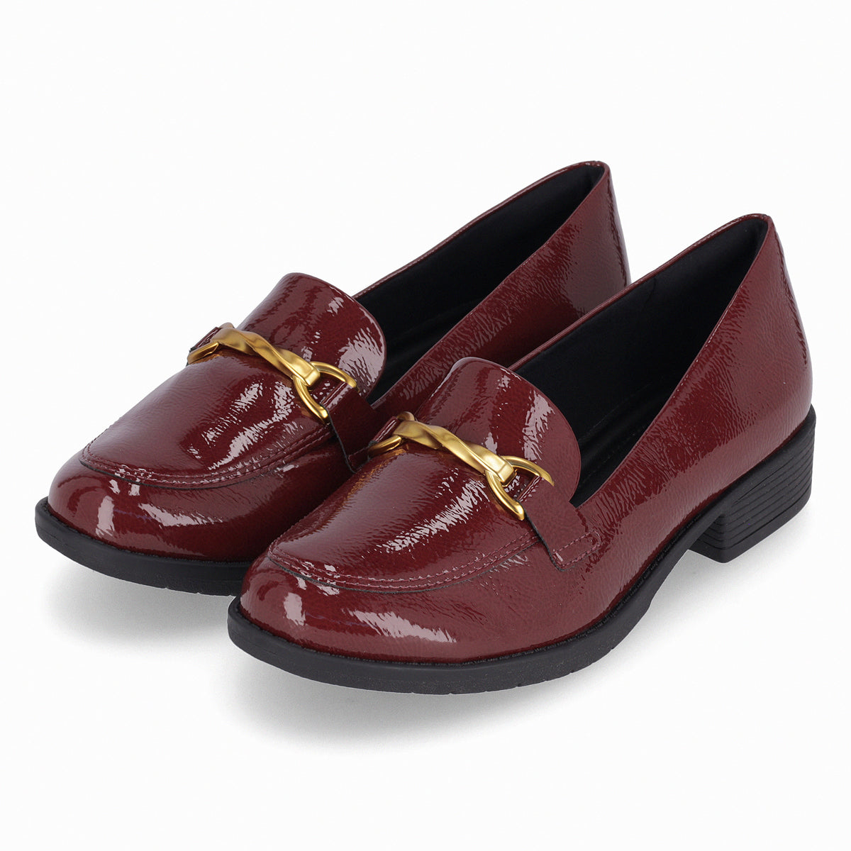 Mocasin Mujer Burdeo/Charol Leci Piccadilly