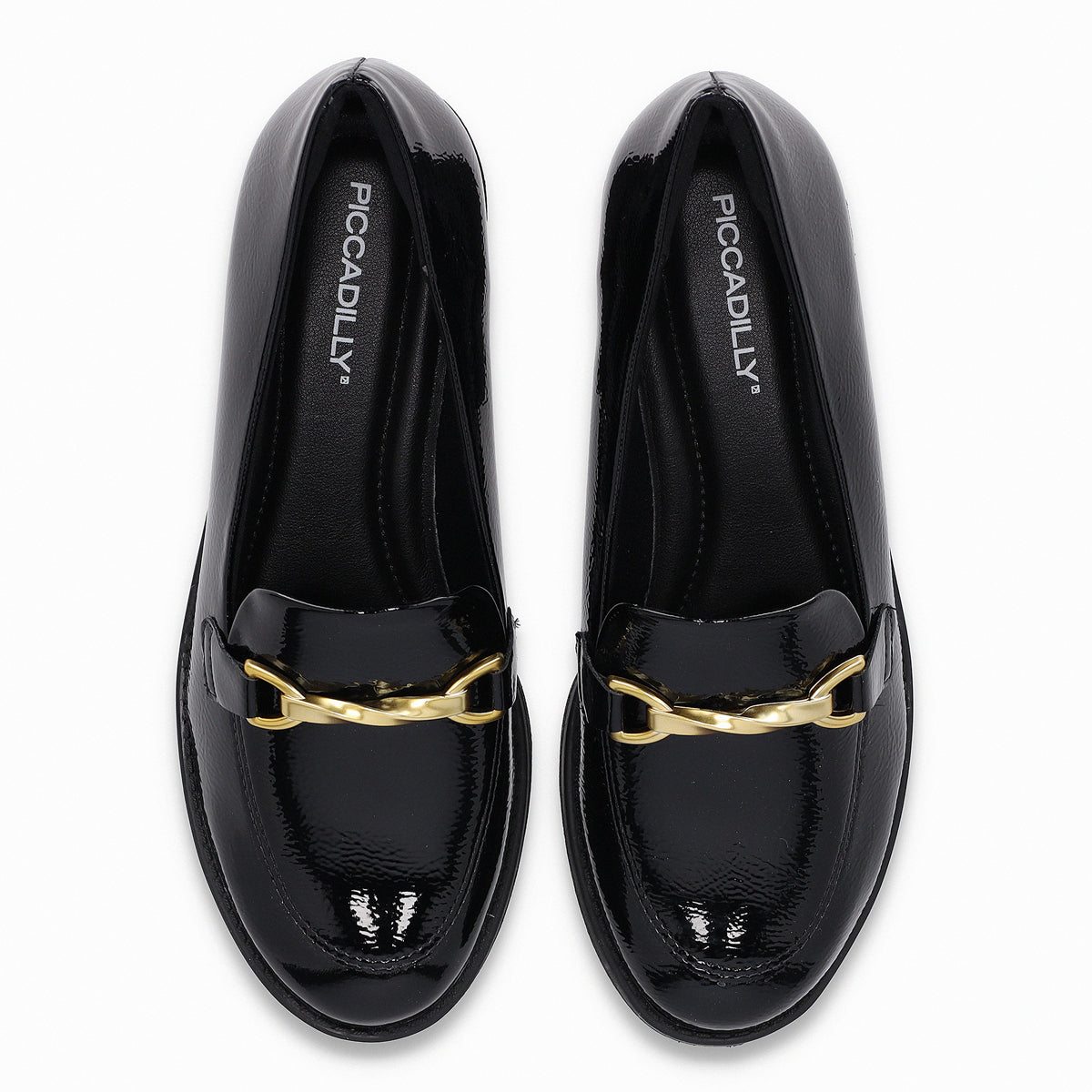 Mocasin Mujer Negro/Charol Leci Piccadilly
