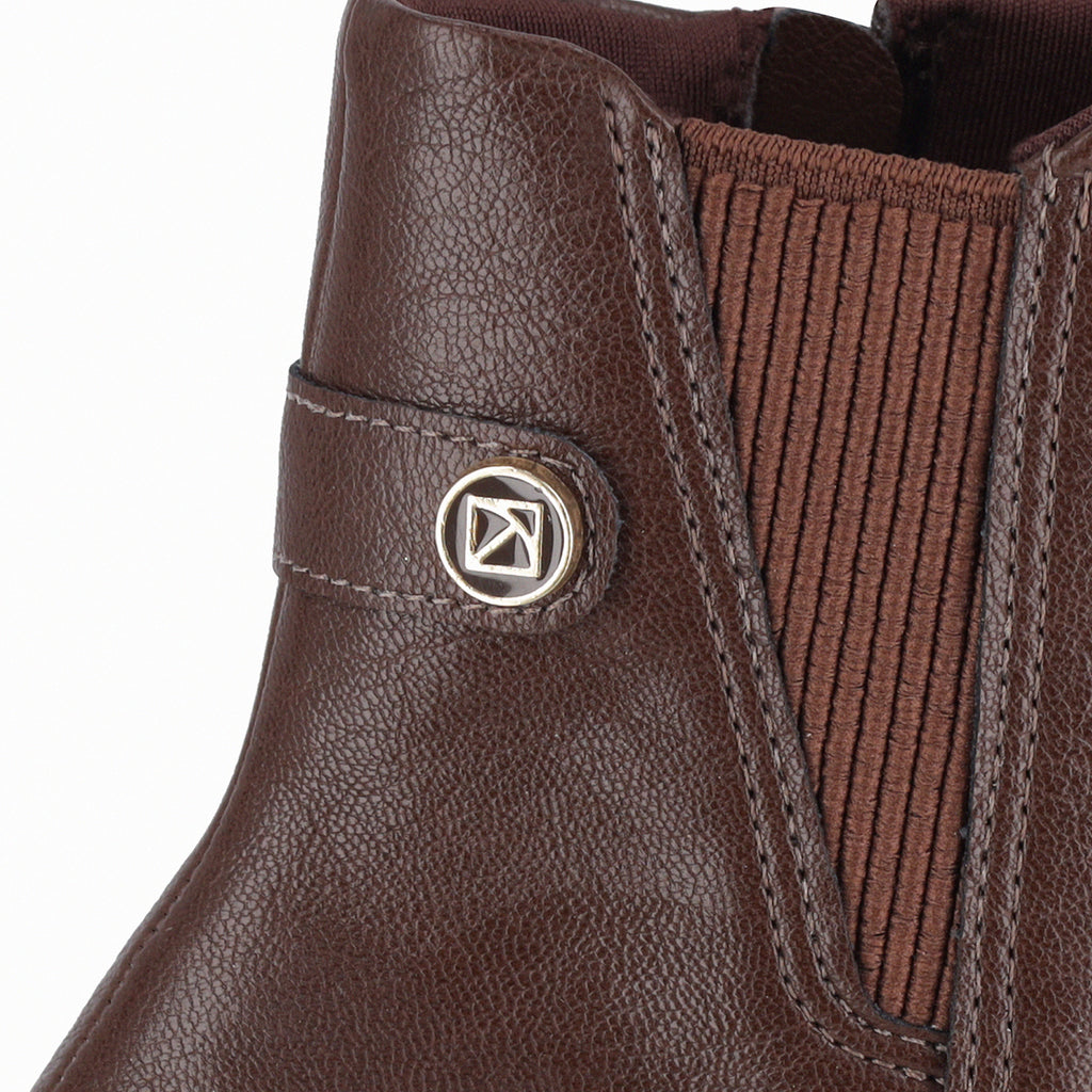 Botin Mujer Chocolate Leci 22 Piccadilly