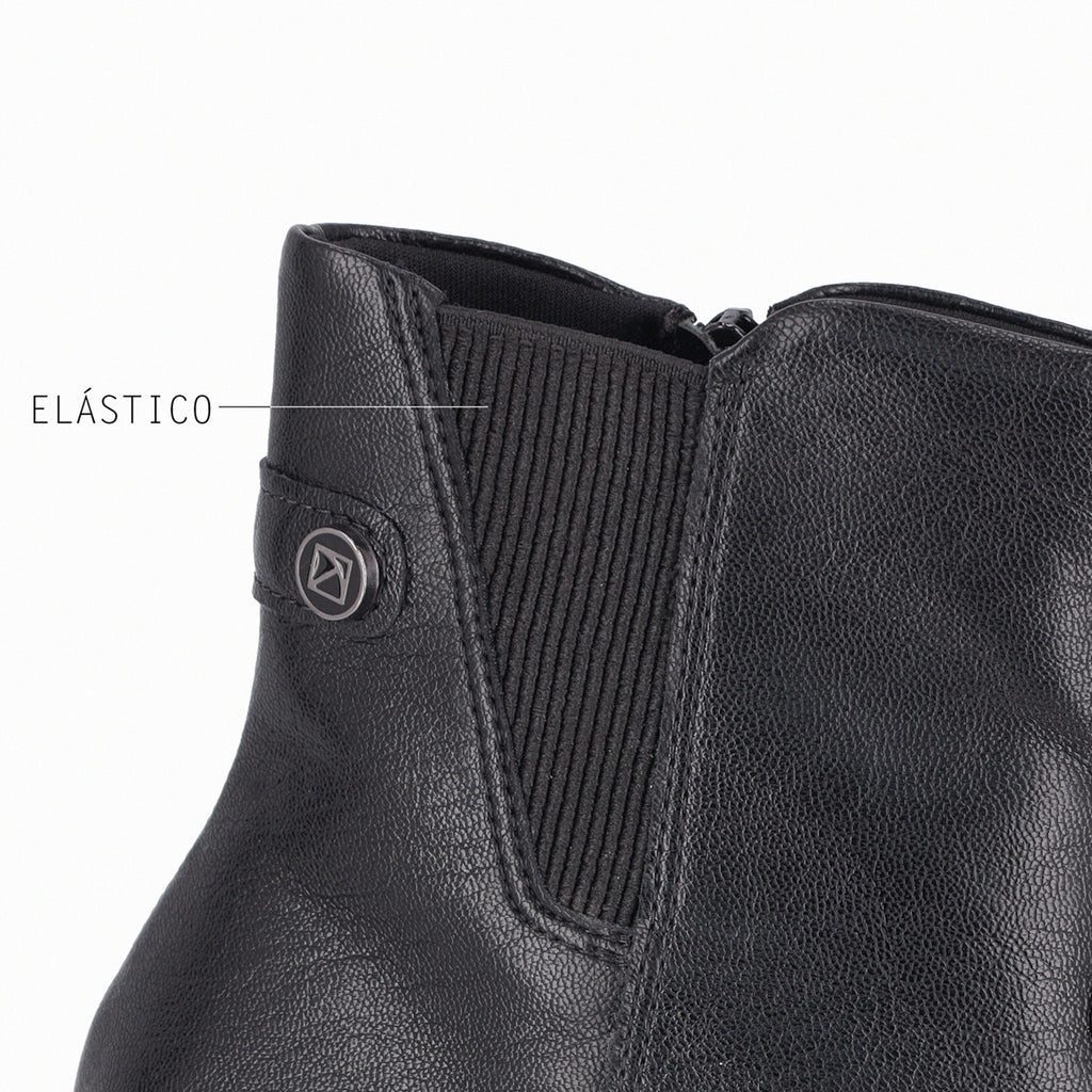 Botin Mujer Negro Leci 22 Piccadilly