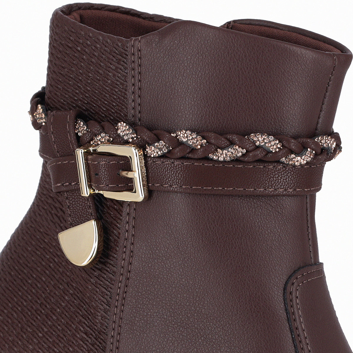 Botin Mujer Chocolate Leci 34 Piccadilly