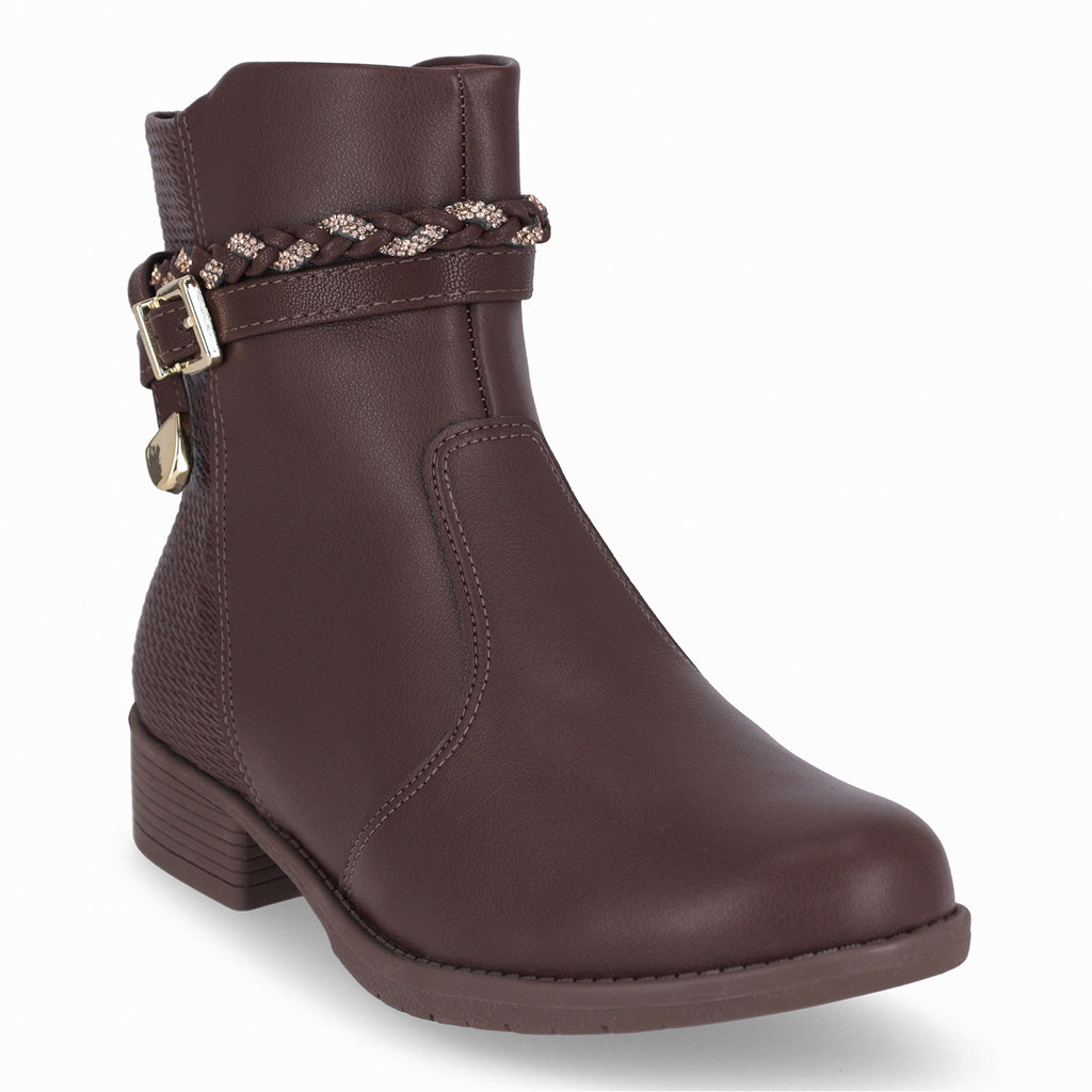 Botin Mujer Chocolate Leci 34 Piccadilly