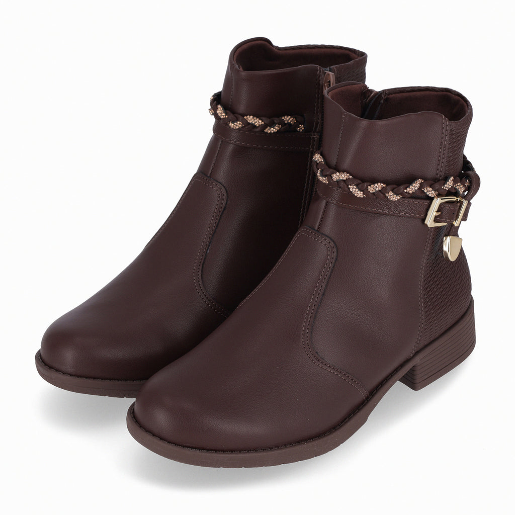 Botin Mujer Chocolate Leci 34 Piccadilly