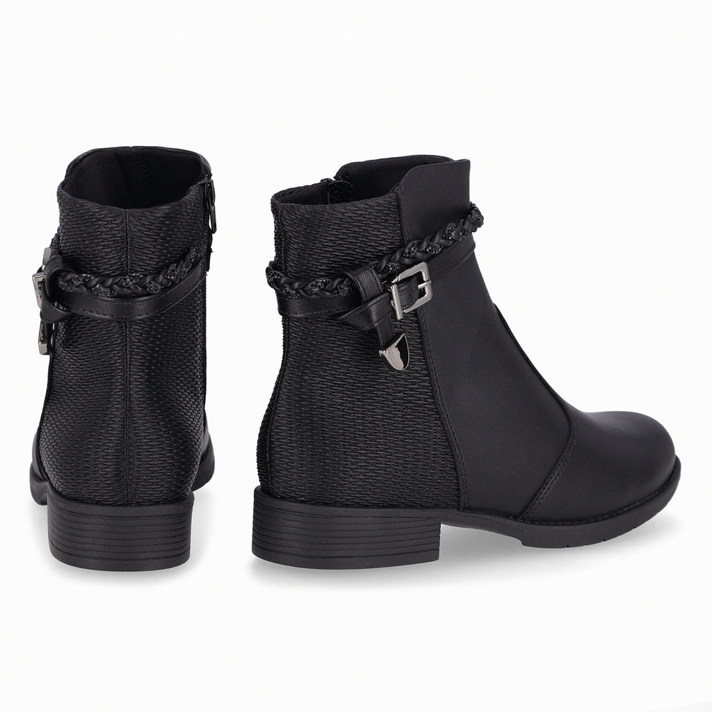 Botin Mujer Negro Leci 34 Piccadilly