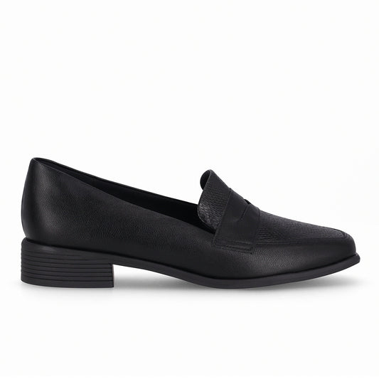 Mocasin Mujer Negro Giovanna Piccadilly