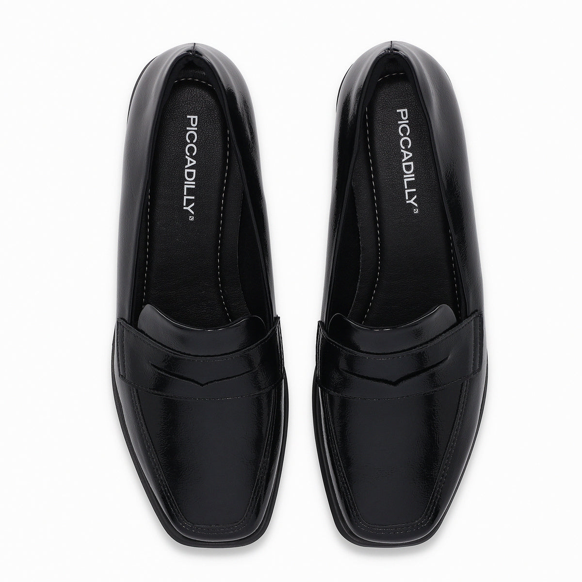 Mocasin Mujer Negro/Charol Giovanna Piccadilly