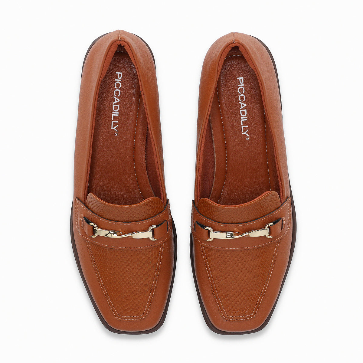 Mocasin Mujer Ocre/Dorado Giovanna Piccadilly