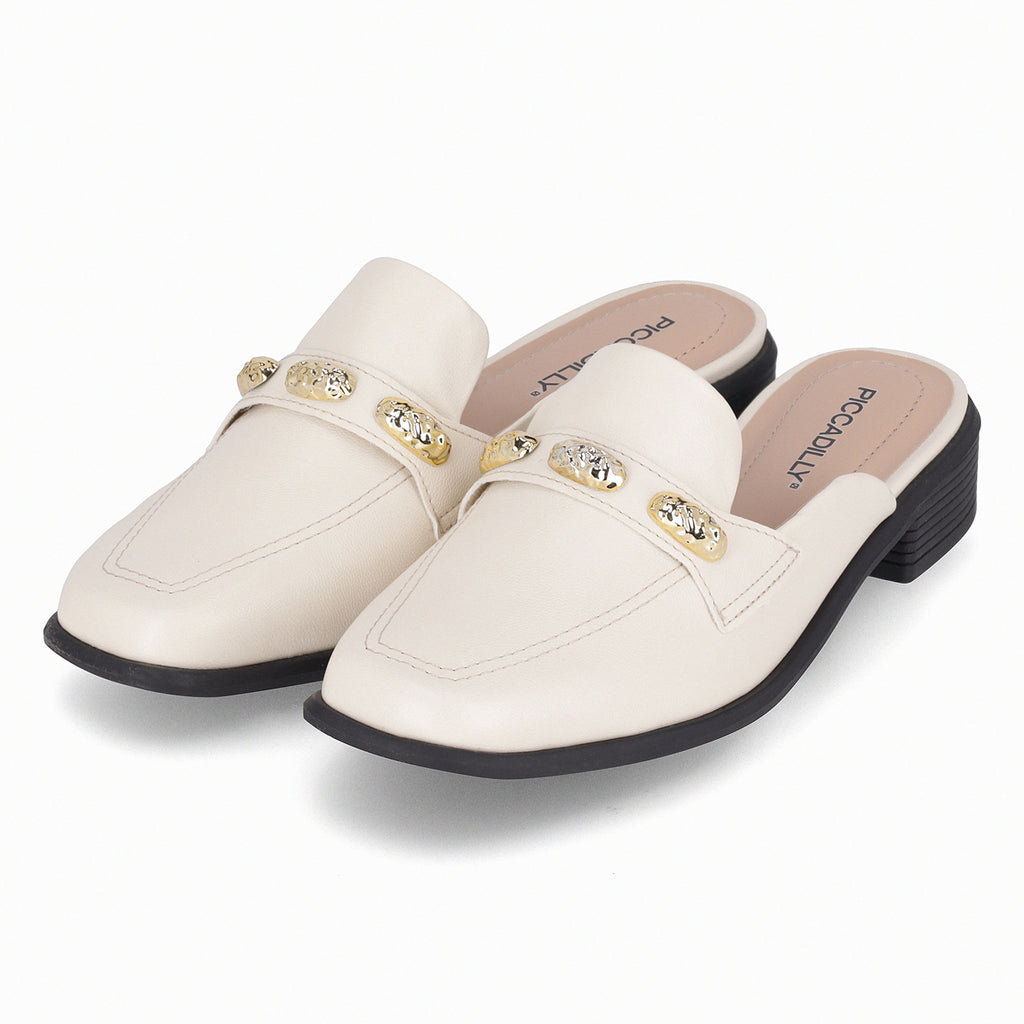 Zapato Mujer Crema/Dorado Giovanna Piccadilly