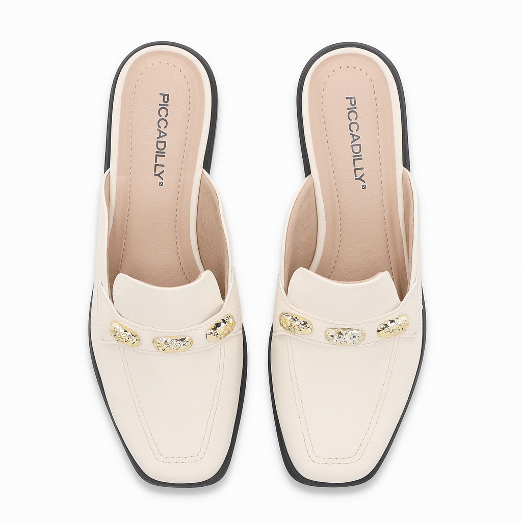 Zapato Mujer Crema/Dorado Giovanna Piccadilly