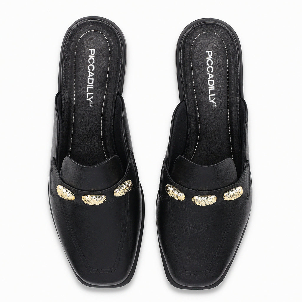 Zapato Mujer Negro/Dorado Giovanna Piccadilly