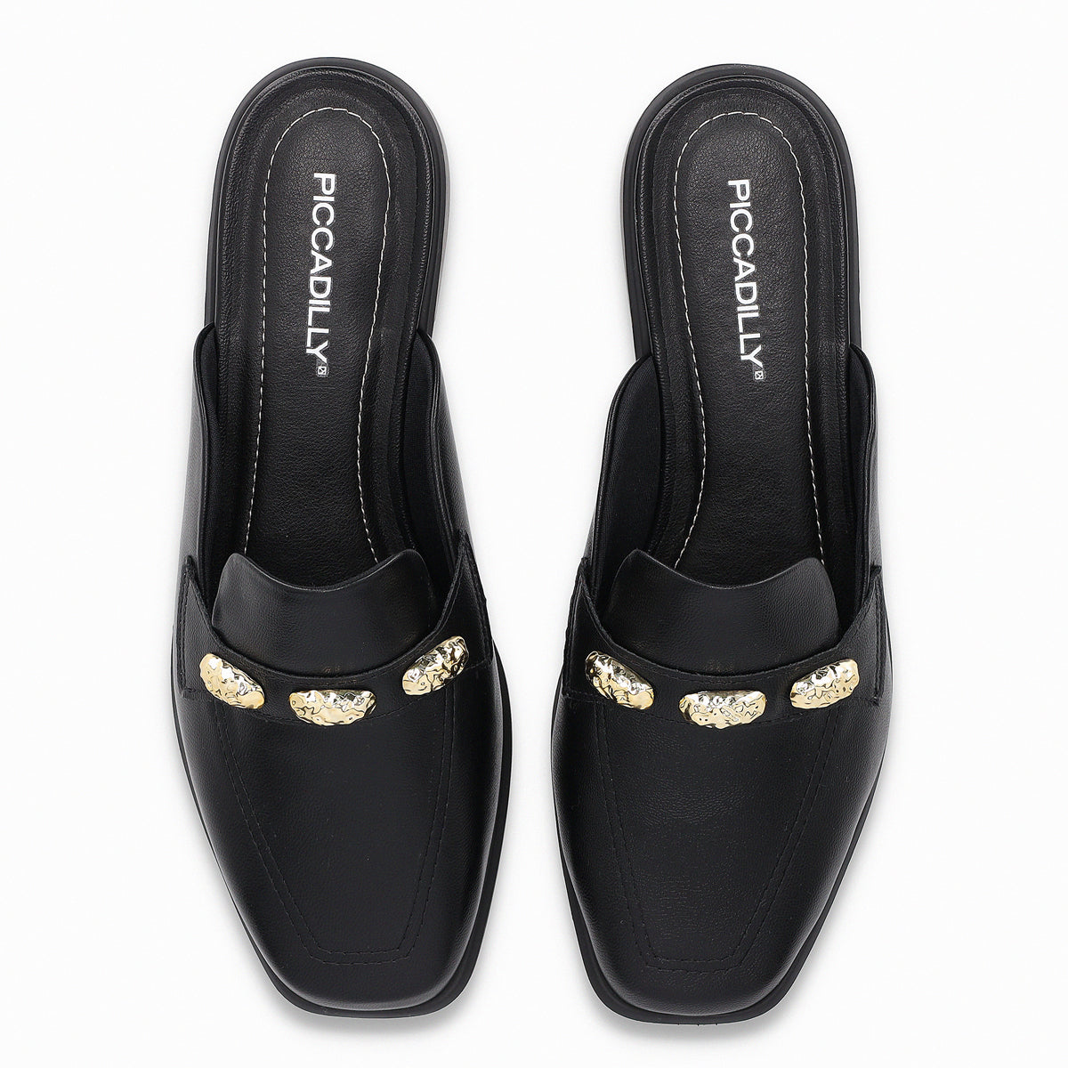 Zapato Mujer Negro/Dorado Giovanna Piccadilly
