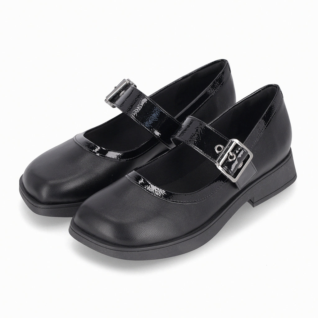 Zapato Mary Jane Mujer Negro Francisca Piccadilly