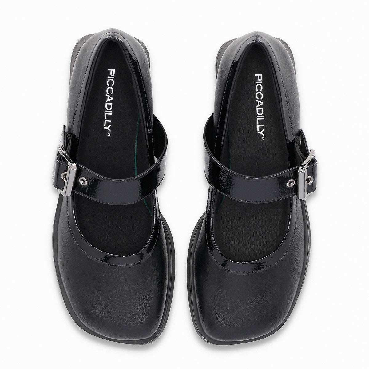 Zapato Mary Jane Mujer Negro Francisca Piccadilly