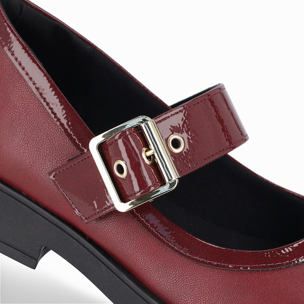 Zapato Mary Jane Mujer Burdeo Francisca Piccadilly