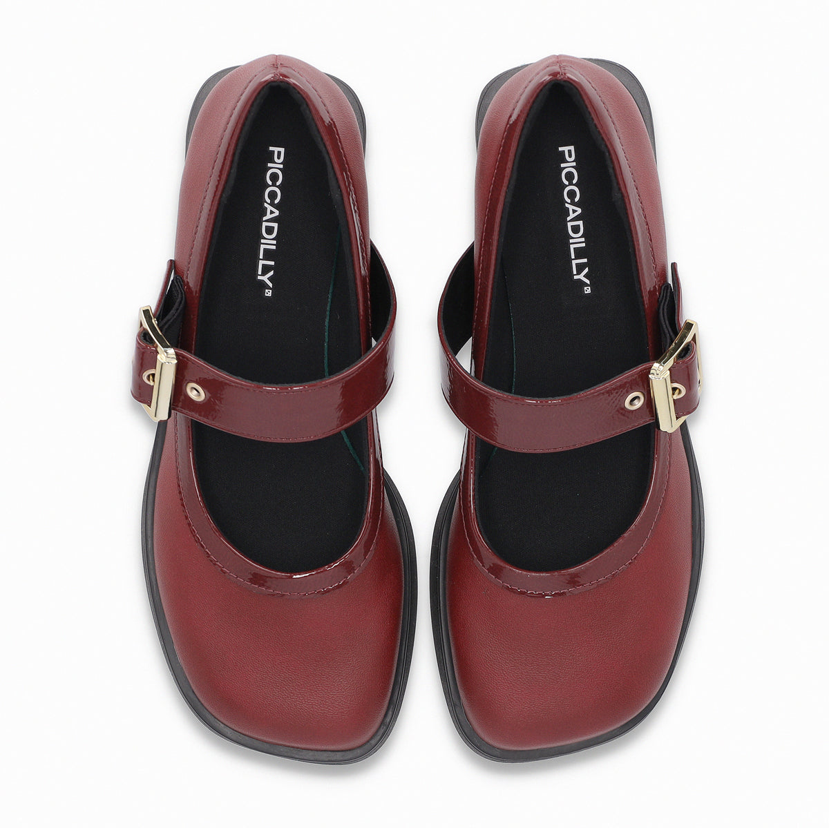 Zapato Mary Jane Mujer Burdeo Francisca Piccadilly