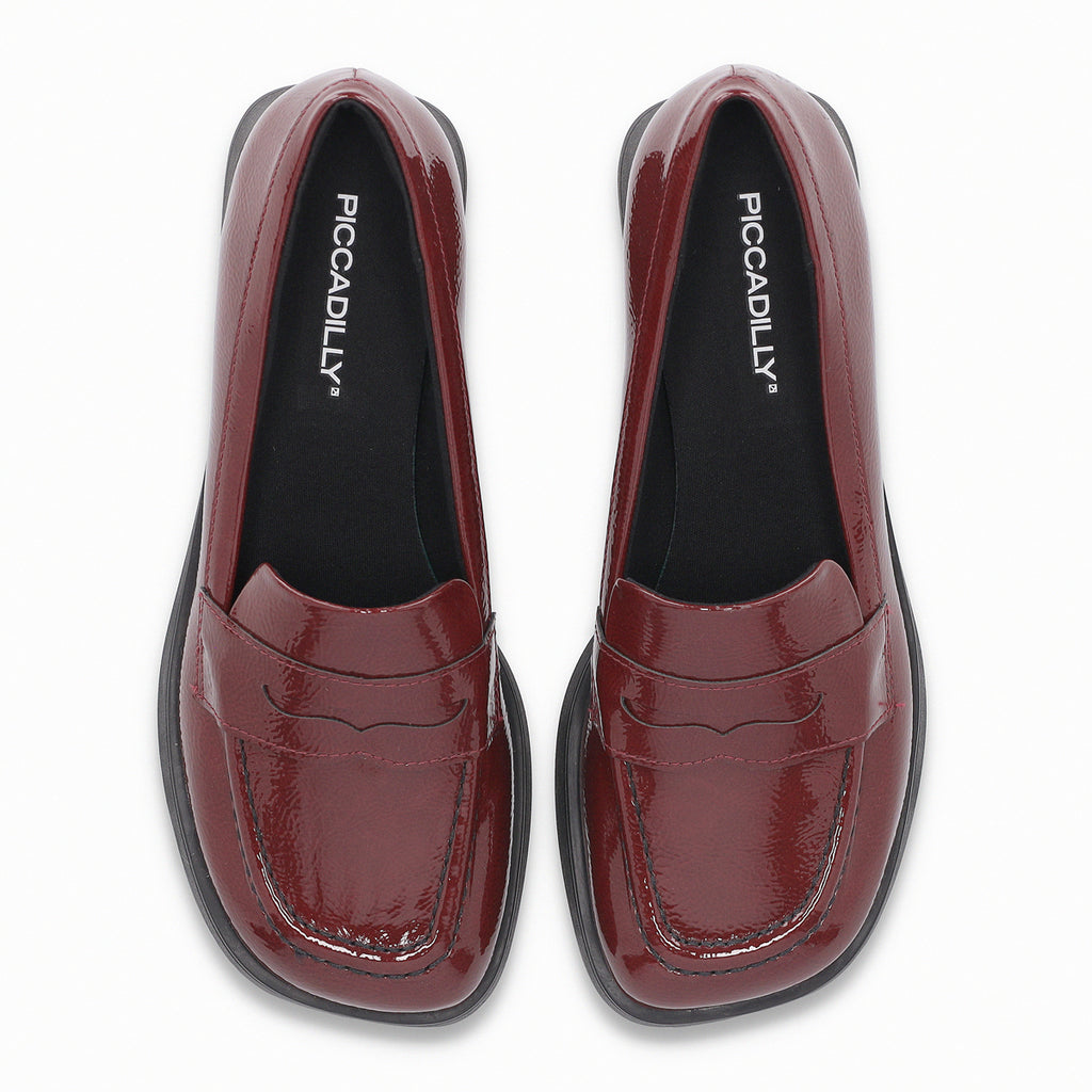 Mocasin Mujer Burdeo Francisca Piccadilly
