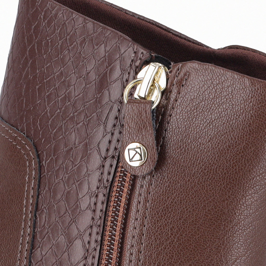 Botin Mujer Chocolate Daiane Piccadilly