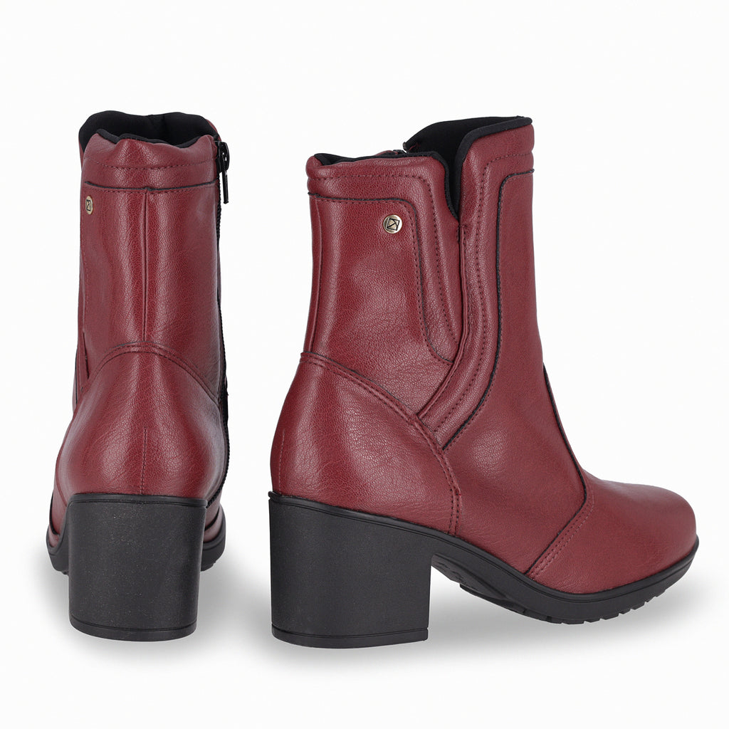 Botin Mujer Burdeo Daiane 77 Piccadilly