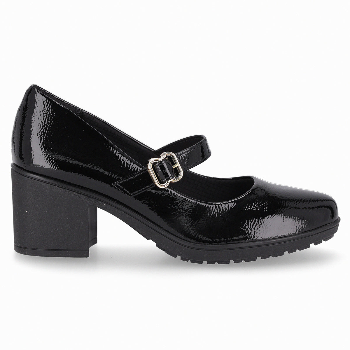 Zapato Mary Jane Mujer Negro/Charol Daiane Piccadilly
