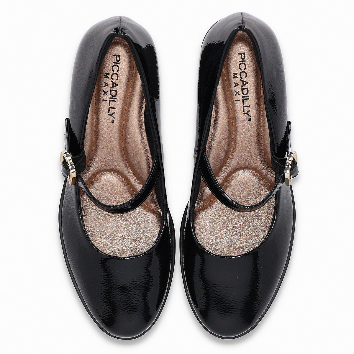 Zapato Mary Jane Mujer Negro/Charol Daiane Piccadilly