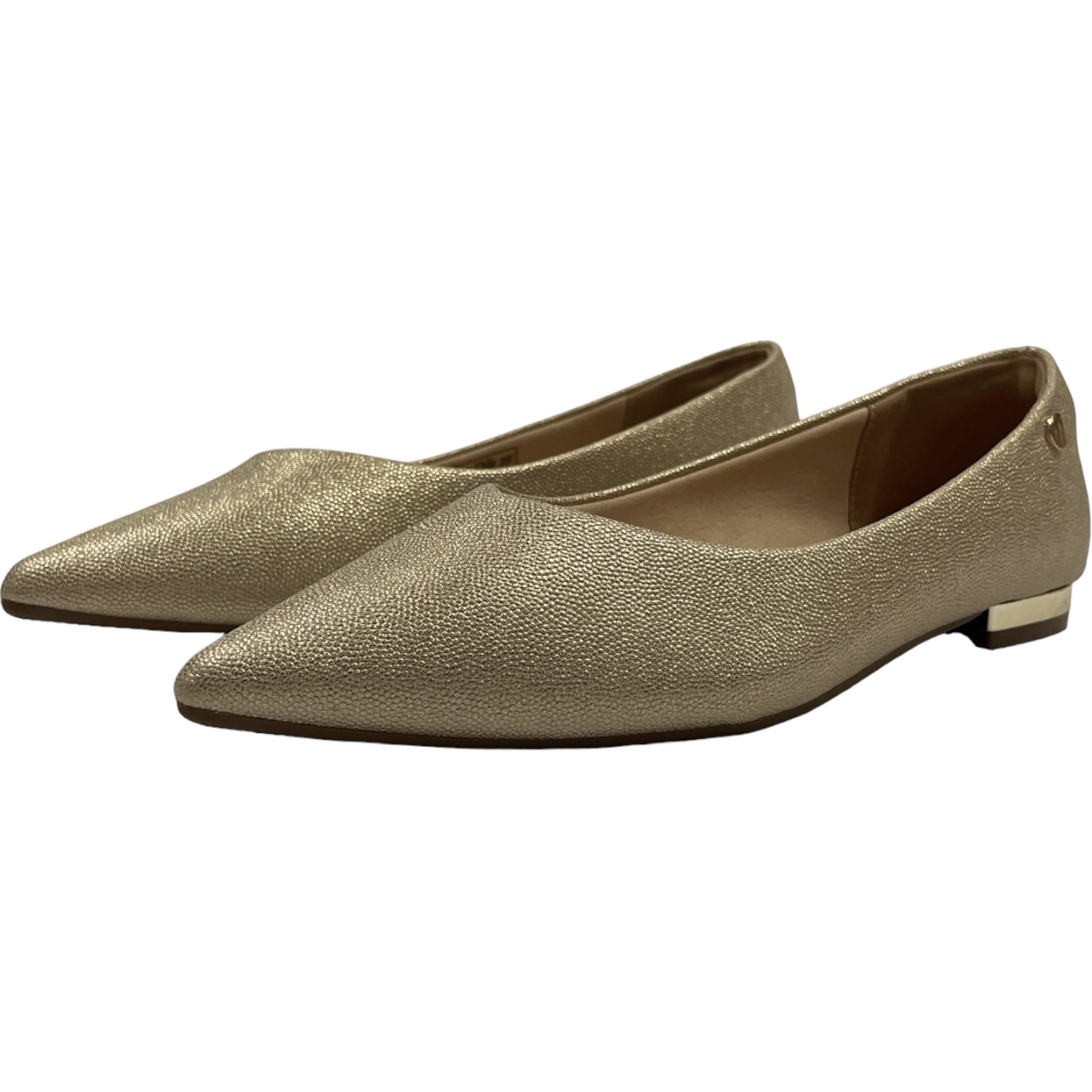 Zapato Mujer Dorado Taco Bajo Sisi Detogni