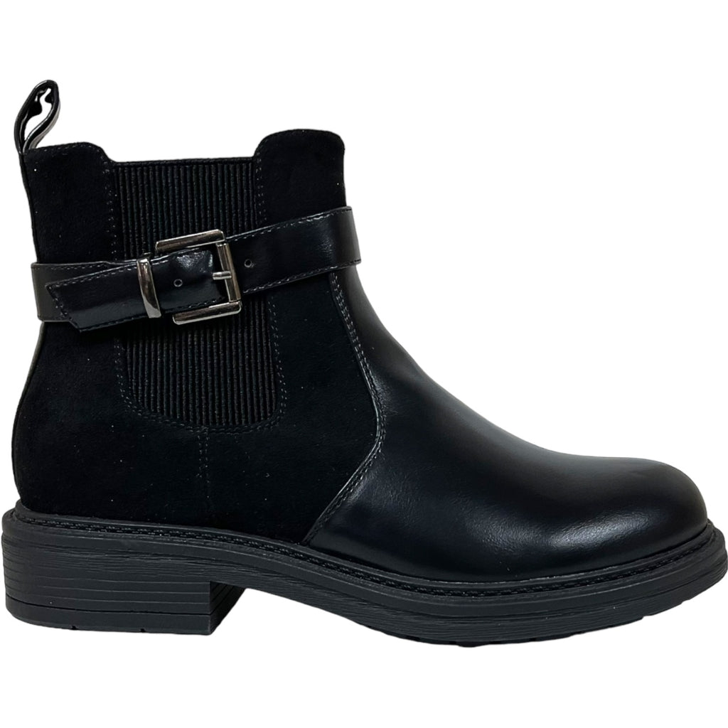 Botin Casual Mujer Negro Santander Detogni