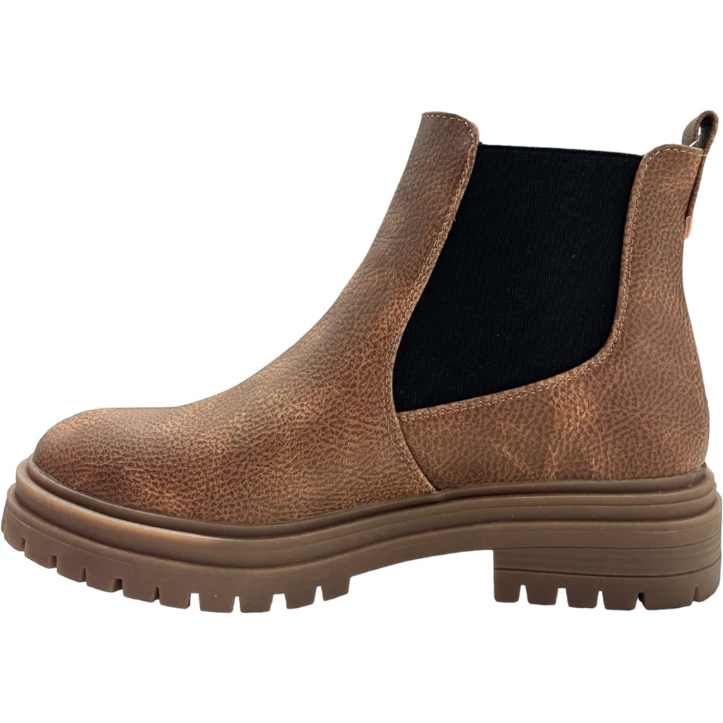 Botin Casual Mujer Camel Anne Detogni