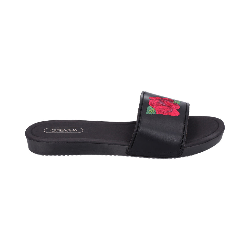 Sandalia Flower Negro  Grendha