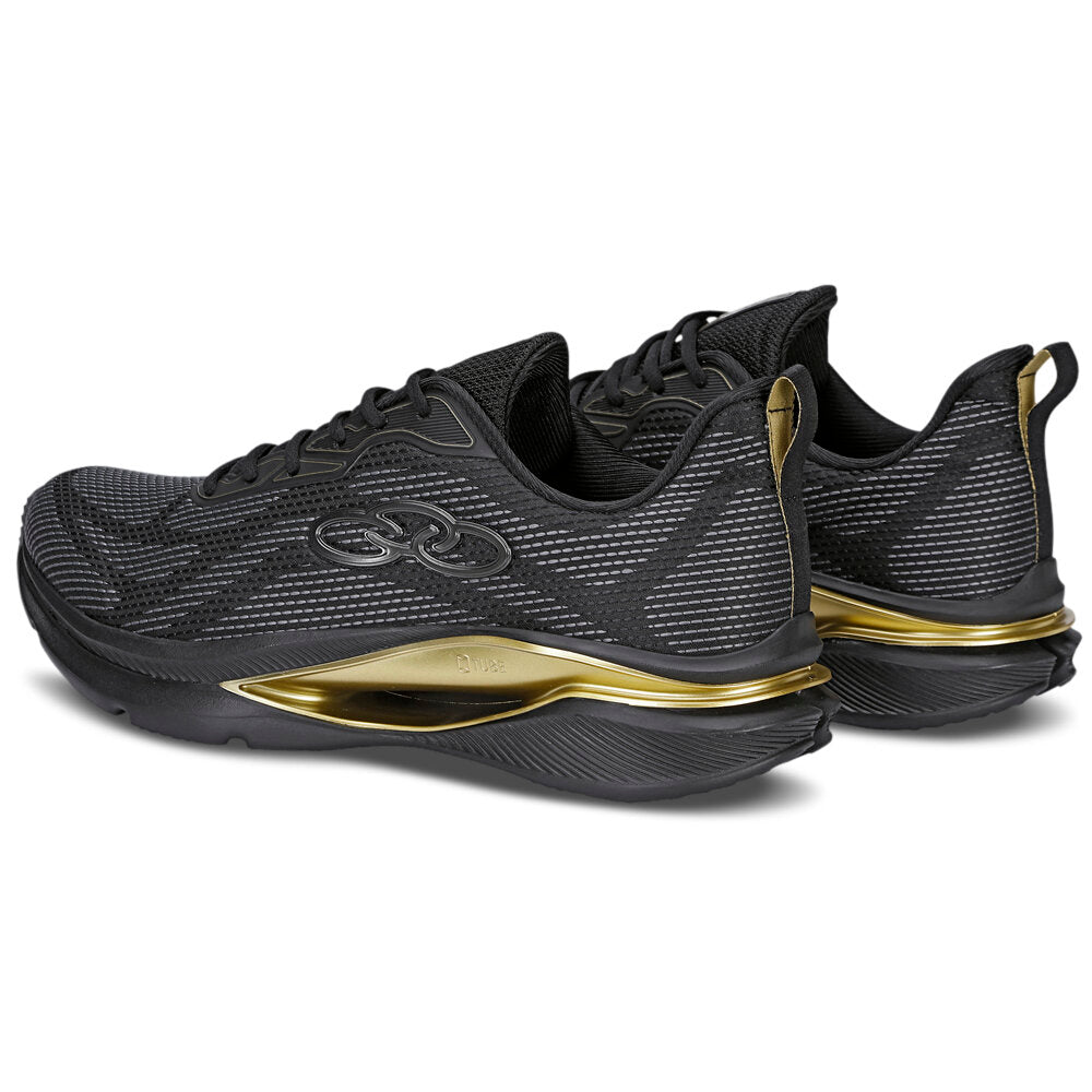 Zapatilla Hombre Lusion Negro/Dorado Olympikus