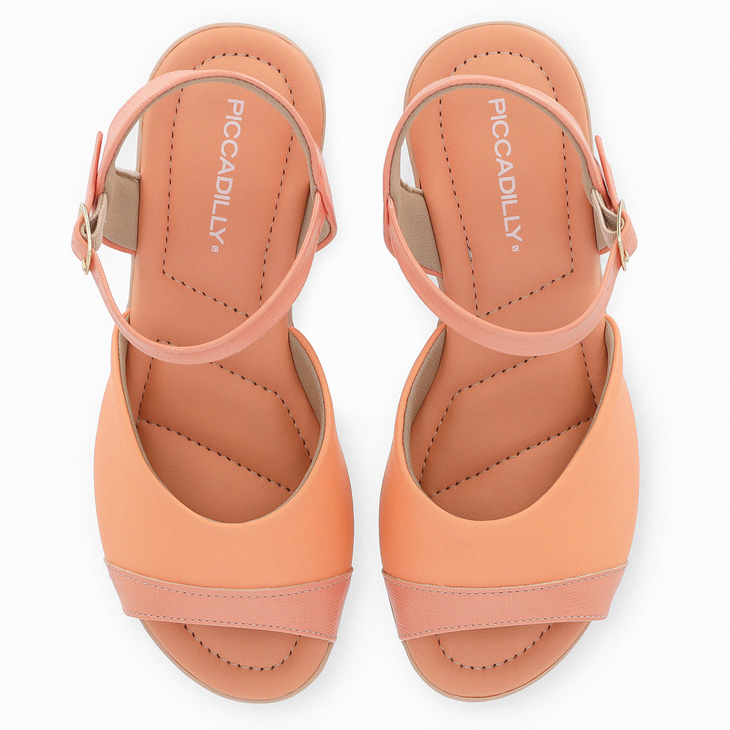 Sandalia Mujer Salmón Carla Piccadilly