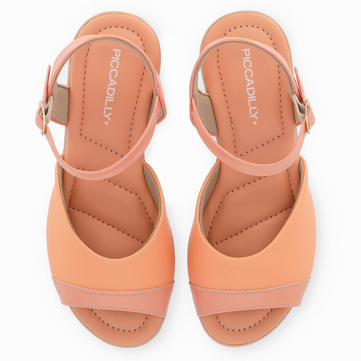 Sandalia Mujer Salmón Carla Piccadilly