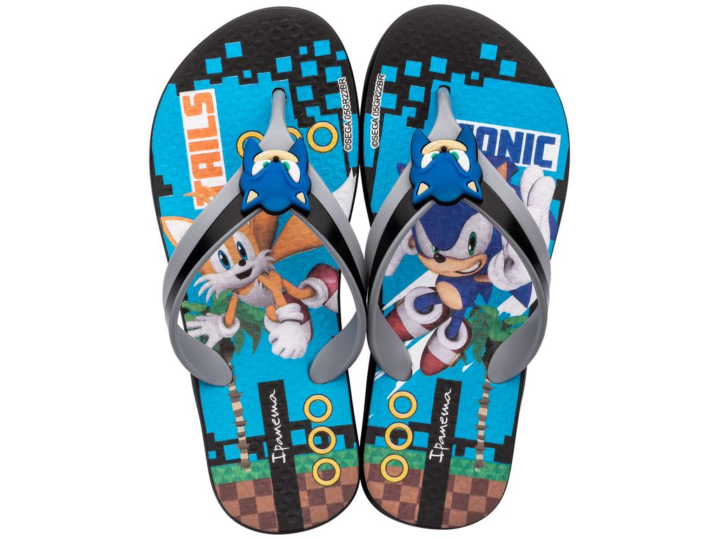 Sandalia Niño Negro Sonic Speed 489 Ipanema