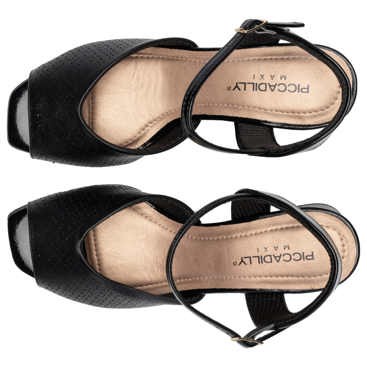 Sandalia Mujer Negro Adriana Piccadilly