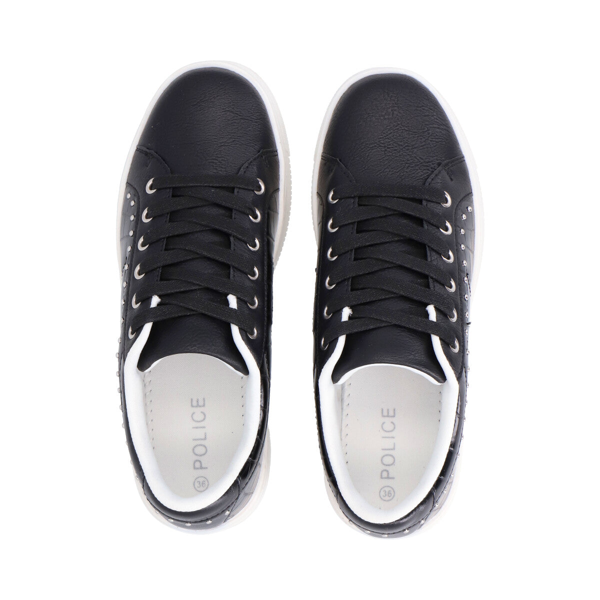 Zapatilla Urbana Mujer Negro Haus Police