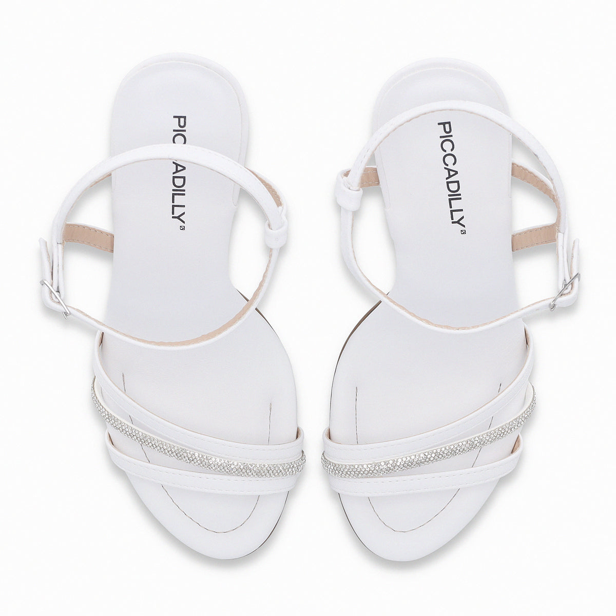 Sandalia Mujer Blanco/Strass Rafa 844 Piccadilly