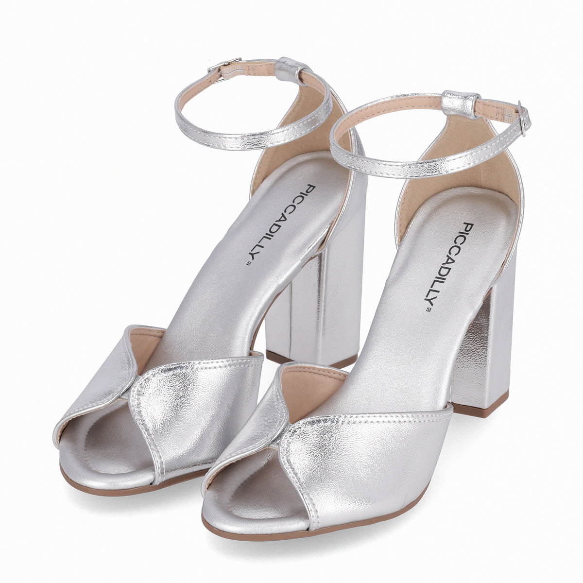 Sandalia Mujer Plata Rafa 48 Piccadilly