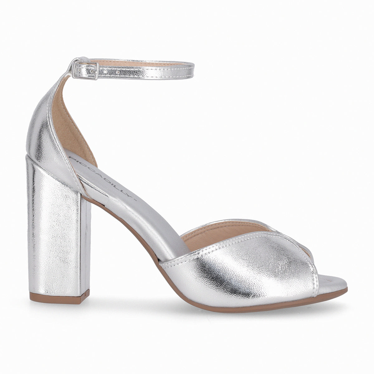 Sandalia Mujer Plata Rafa 48 Piccadilly