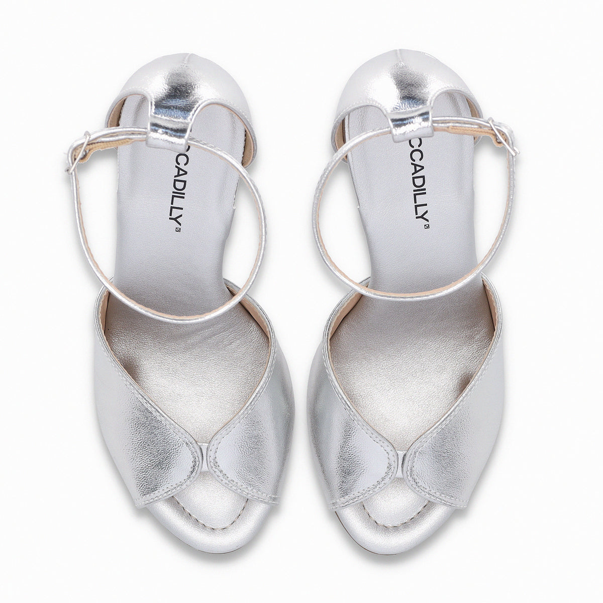 Sandalia Mujer Plata Rafa 48 Piccadilly