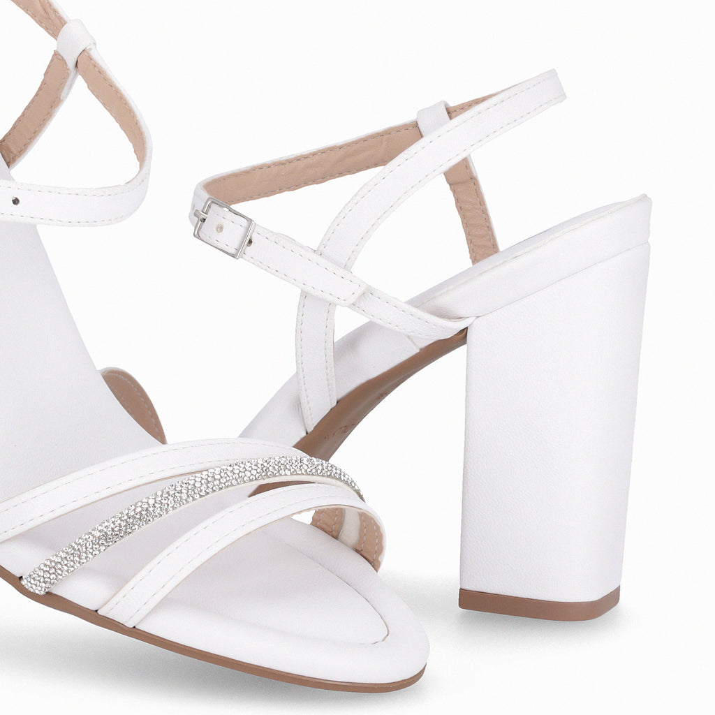 Sandalia Mujer Blanco/Strass Rafa Piccadilly