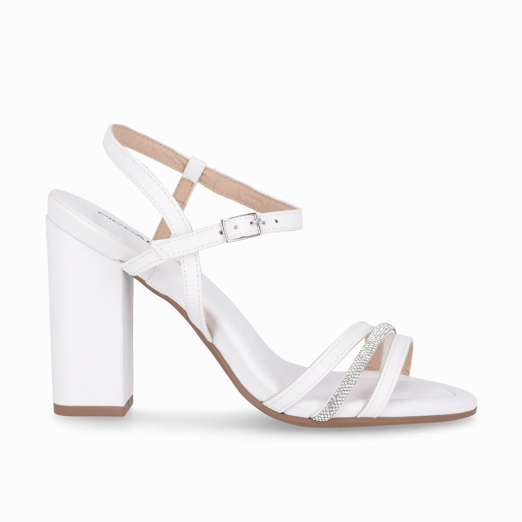 Sandalia Mujer Blanco/Strass Rafa Piccadilly
