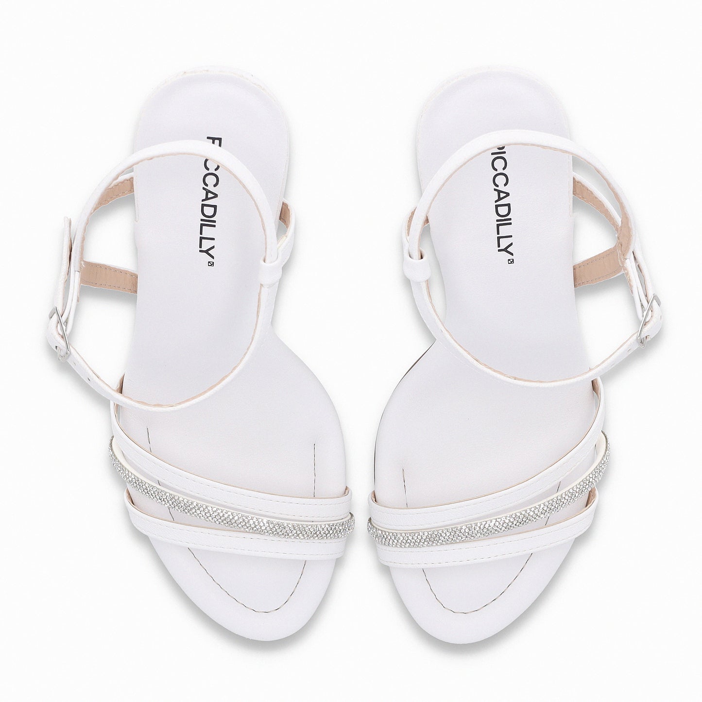 Sandalia Mujer Blanco/Strass Rafa Piccadilly